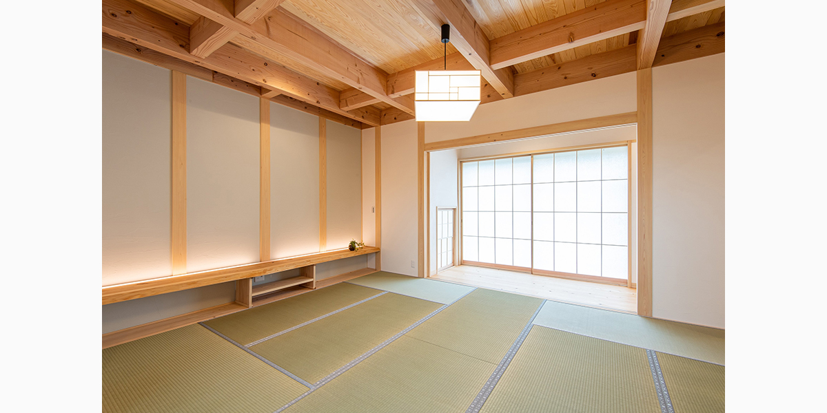 広縁のある畳リビング